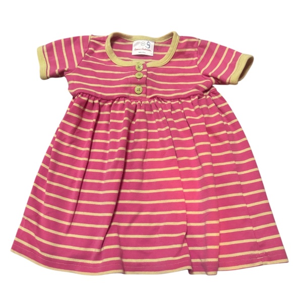 Hanna Andersson 100% cotton dress size 18-24 months Like new no stains